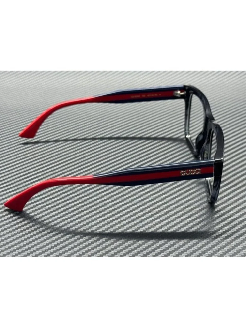 New Gucci Men Havana Blue Eyeglasses 53-19-145